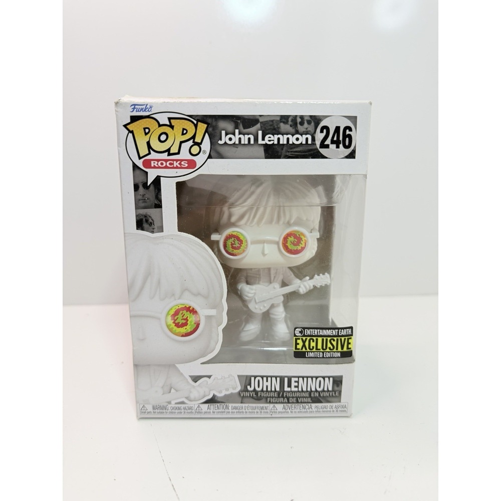 Funko Pop Rocks John Lennon #246 Entertainment Earth Exclusive NEW
